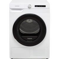 Samsung Series 5+ AI Energy OptimalDry DV90T5240AW Wifi Connected 9Kg Heat Pump Tumble Dryer - White - A+++ Rated, White