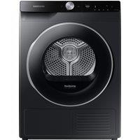 Samsung Series 7 DV90T6240LB/S1 Wifi Connected 9Kg Heat Pump Tumble Dryer - Black - A+++ Rated, Black