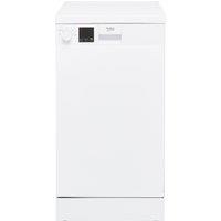 Beko DVS04X20W Slimline Dishwasher - White - E Rated, White