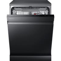 Samsung Series 11 DW60A8050FB Wifi Connected Standard Dishwasher - Black - C Rated, Black