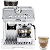 De'Longhi La Specialista Arte Espresso Coffee Machine with Integrated Burr Grinder - White - EC9155.W, White