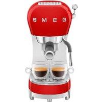 Smeg 50's Retro Espresso Coffee Machine - Red - ECF02RDUK, Red