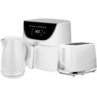 Tower Cavaletto EEJB251 Air Fryer, Kettle, Toaster Bundle - White, White