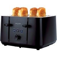 Salter Kuro EK5565MBLKF 4 Slice Toaster - Black, Black