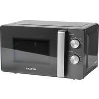 Salter Cosmos EK5652F 20 Litre 26cm High, Freestanding Small Standard Microwave Oven - Silver, Silver