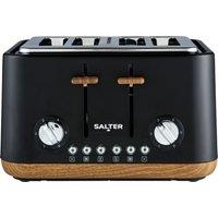 Salter Toronto EK5823BLK 4 Slice Toaster - Black, Black