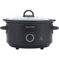 Salter Kuro EK6249MBLK 3.5 Litre Slow Cooker - Black, Black