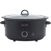 Salter Kuro EK6250MBLK 6.5 Litre Slow Cooker - Black, Black