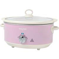 Salter Retro EK6250PNK 6.5 Litre Slow Cooker - Pink, Pink