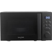 Salter Kuro EK6444MBLK 20 Litre 26cm High, Freestanding Small Standard Microwave Oven - Black, Black