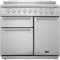 Rangemaster Elise ELS100EISS 100cm wide Electric Range Cooker with Induction Hob - Stainless Steel - A/A Rated, Stainless Steel