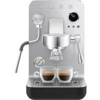 Smeg Mini Pro Espresso Coffee Machine - Matte Black - EMC02BLMUK, Black