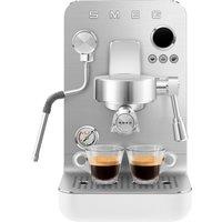 Smeg Mini Pro Espresso Coffee Machine - Matte White - EMC02WHMUK, White