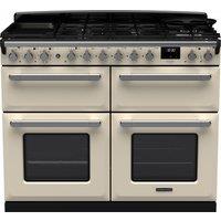 Rangemaster Estel Deluxe ESDLB110DFPPCR/CM1 110cm Dual Fuel Range Cooker - Cream / Chrome - A/A Rated, Cream