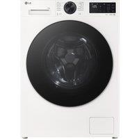 LG Series 5 AI Direct Drive F4X5013TWB 13kg Washing Machine with 1400 rpm - White - A Rated, White