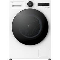 LG VX70 Series AI Direct Drive F4X7009TWB 9kg WiFi Connected Washing Machine with 1400 rpm - White - A Rated, White