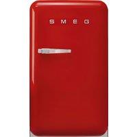 Smeg 50s Style Right Hand Hinged Home Bar FAB10HRRD6 97cm Fridge - Red - D Rated, Red