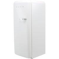 Smeg Left Hand Hinge FAB28LWH5UK Fridge with Ice Box - White - D Rated, White