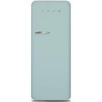 Smeg 50s Style Retro Right Hand Hinge FAB28RDSA6 153cm Small Fridge with Ice Box - Sea Salt Green - C Rated, Sea Salt Green
