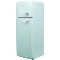 Smeg Left Hand Hinge FAB30LPG5UK 172cm High 80/20 Fridge Freezer - Pastel Green - D Rated, Green