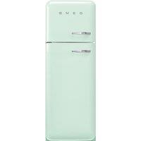 Smeg 50s Style Retro Left Hand Hinge FAB30LPG6UK 172cm 80/20 Fridge Freezer - Pastel Green - C Rated, Green