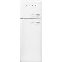 Smeg Left Hand Hinge FAB30LWH5UK 172cm High 80/20 Fridge Freezer - White - D Rated, White
