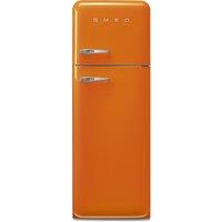 Smeg 50s Style Retro Right Hand Hinge FAB30ROR6UK 172cm 80/20 Fridge Freezer - Orange - C Rated, Orange