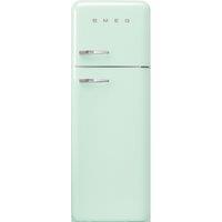 Smeg 50s Style Retro Right Hand Hinge FAB30RPG5UK 172cm 80/20 Fridge Freezer - Pastel Green - D Rated, Green