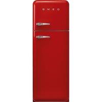 Smeg 50s Style Retro Right Hand Hinge FAB30RRD6UK 172cm 80/20 Fridge Freezer - Red - C Rated, Red