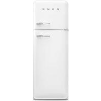 Smeg 50s Style Retro Right Hand Hinge FAB30RWH6UK 172cm 80/20 Fridge Freezer - White - C Rated, White