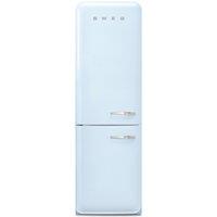 Smeg 50's Style FAB32LPB6UK 197cm 60/40 Frost Free Fridge Freezer - Pastel Blue - C Rated, Blue