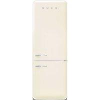 Smeg 50s Style Retro Right Hand Hinge FAB38RCR6 205cm High Frost Free Fridge Freezer - Cream - D Rated, Cream