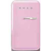 Smeg Left Hand Hinge Mini Bar FAB5LPK5 Fridge - Pink - D Rated, Pink