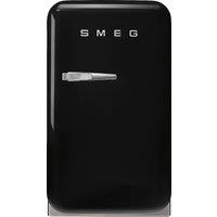 Smeg 50s Style Right Hand Hinged Minibar FAB5RBL6 72cm Mini Fridge - Black - C Rated, Black