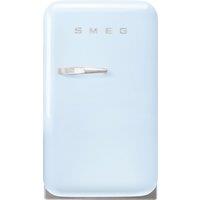 Smeg 50s Style Right Hand Hinged Minibar FAB5RPB6 72cm Mini Fridge - Pastel Blue - C Rated, Blue