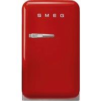 Smeg 50s Style Right Hand Hinged Minibar FAB5RRD6 72cm High Mini Fridge - Red - C Rated, Red
