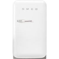 Smeg Right Hand Hinge Mini Bar FAB5RWH5 Fridge - White - D Rated, White