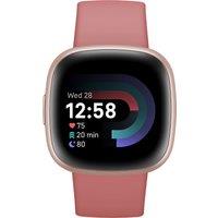 Fitbit Versa 4 Smart Watch - Pink Sand/Copper Rose, Pink