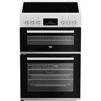 Beko AeroPerfect FDC6731W 60cm Single Oven Electric Cooker with Ceramic Hob - White - A/A Rated, White