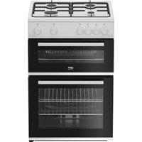 Beko FDG6201W 60cm Gas Cooker - White - A/A+ Rated, White