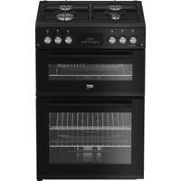 Beko FDG6231CK 60cm Gas Cooker - Black - A Rated, Black