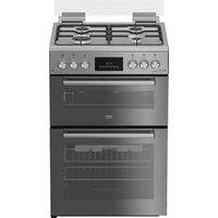 Beko FDG6272TCSM 60cm Gas Cooker - Mirror Silver - A/A+ Rated, Silver
