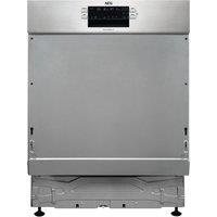 AEG FEE64917ZM Semi Integrated Dishwasher - Stainless Steel - 14 Place Settin...