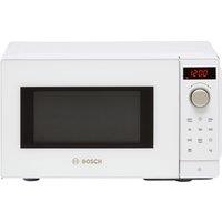 Bosch Series 2 FFL023MW0B 20 Litre 26cm High, Freestanding Small Standard Microwave Oven - White, White
