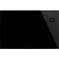 Smeg Musa FMI225BI 25 Litre 39cm High, Built In Small - Black, Black