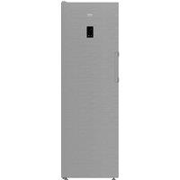 Beko FNP4686PS Frost Free Upright Freezer - Stainless Steel - E Rated, Stainless Steel