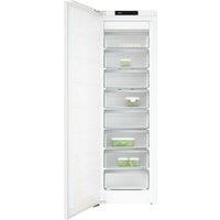 Miele FNS7710E Integrated 177cm Frost Free Upright Freezer with Fixed Door Hinge Kit - E Rated, White