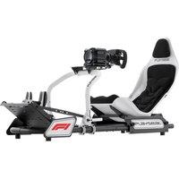 Playseat Formula Instinct - F1 Edition Gaming Chair For Nintendo Wii U,PC,PlayStation 4,Playstation 2,Playstation 3,Wii,Xbox,Xbox 360,Xbox One - Black / White, Black