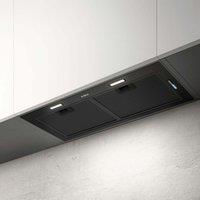 Elica FOLD-BLK-80 71 cm Canopy Cooker Hood - Black - For Ducted/Recirculating Ventilation, Black