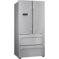 Smeg FQ55FXDE Frost Free American Fridge Freezer - Stainless Steel - E Rated, Stainless Steel